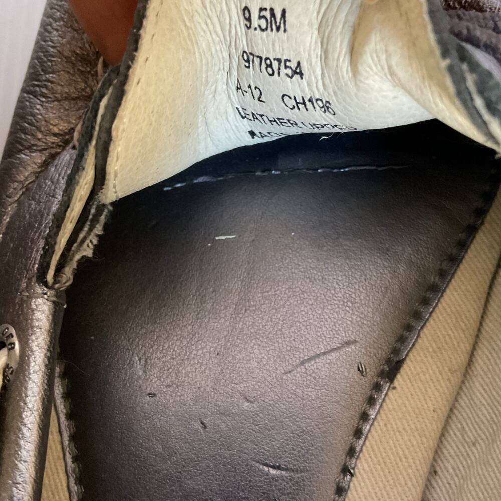 Sperry Top-Sider  Loafers Metallic Bronze Leather Women 9.5M Boat Shoes Comfort - Picture 12 of 13